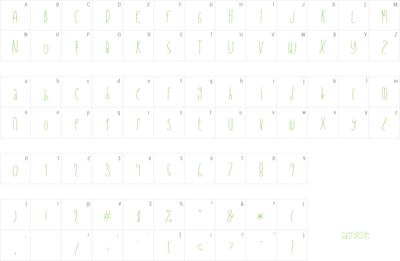 Font Pemburu Senja preview